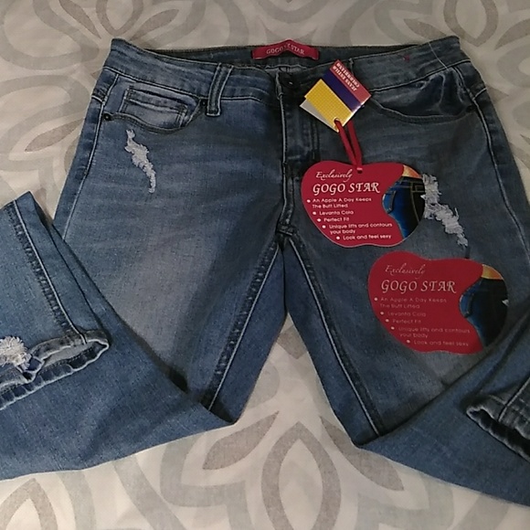 GOGO Denim - NEW!! DISTRESSED GOGO  JEANS DISTRESSED